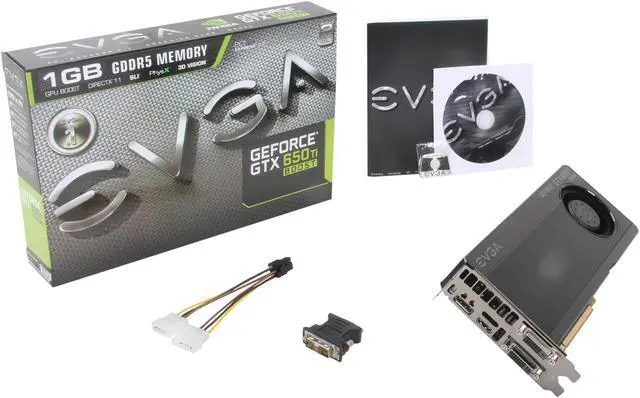 Alt view image 6 of 6 - EVGA GeForce GTX 650 Ti BOOST 1GB GDDR5 PCI Express 3.0 x16 SLI Support Graphics Card 01G-P4-3655-KR