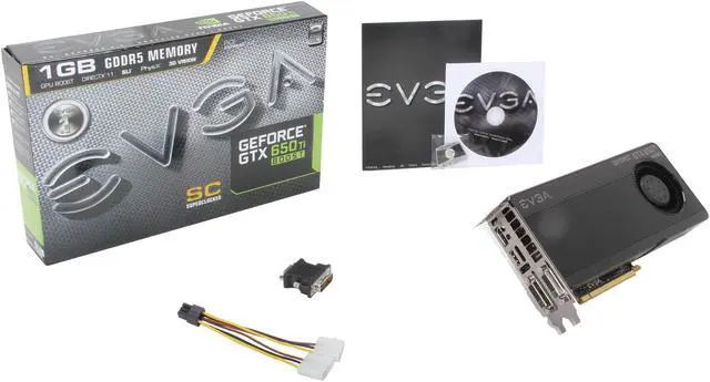 Alt view image 6 of 6 - EVGA SuperClocked 01G-P4-3656-KR GeForce GTX 650 Ti BOOST 1GB 192-bit GDDR5 PCI Express 3.0 x16 SLI Support Video Card