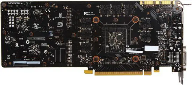 Alt view image 4 of 7 - EVGA SuperClocked w/ ACX Cooling 02G-P4-2774-KR G-SYNC Support GeForce GTX 770 2GB 256-bit GDDR5 PCI Express 3.0 SLI Support Video Card