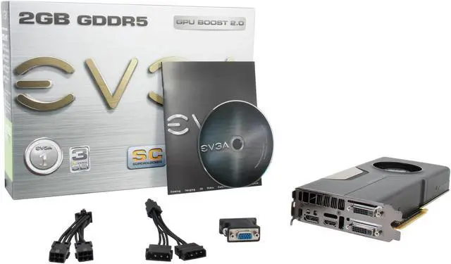 Alt view image 6 of 6 - EVGA SuperClocked 02G-P4-2771-KR G-SYNC Support GeForce GTX 770 2GB 256-bit GDDR5 PCI Express 3.0 x16 SLI Support Video Card