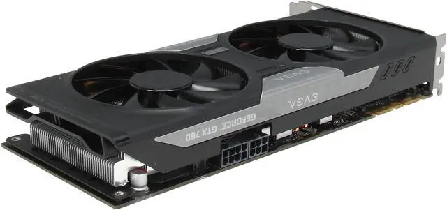 Alt view image 5 of 6 - EVGA SuperClocked 02G-P4-2765-KR G-SYNC Support GeForce GTX 760 2GB 256-bit GDDR5 PCI Express 3.0 SLI Support w/ EVGA ACX Cooler Video Card