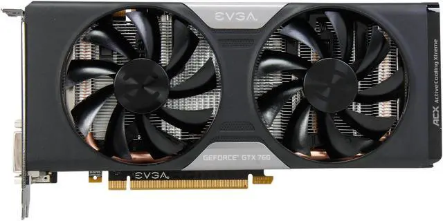 Alt view image 3 of 6 - EVGA 02G-P4-2763-KR G-SYNC Support GeForce GTX 760 2GB 256-Bit GDDR5 PCI Express 3.0 SLI Support w/ EVGA ACX Cooler Video Card