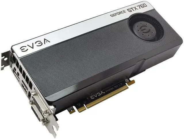 Main image of EVGA GeForce GTX 760 2GB GDDR5 PCI Express 3.0 SLI Support Graphics Card 02G-P4-2760-KR