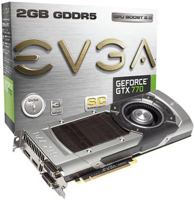 Alt view image 7 of 8 - EVGA 02G-P4-3771-KR G-SYNC Support GeForce GTX 770 2GB 256-Bit GDDR5 PCI Express 3.0 SLI Support Video Card