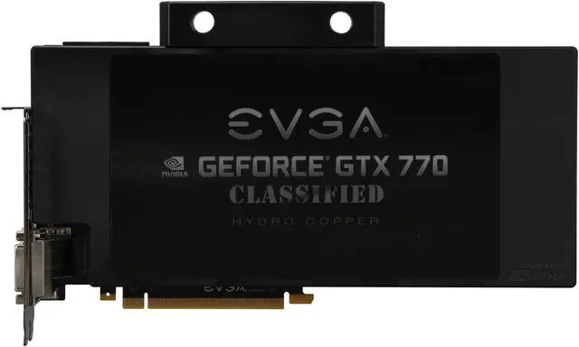 Alt view image 3 of 6 - EVGA 04G-P4-3779-KR G-SYNC Support GeForce GTX 770 4GB 256-Bit GDDR5 PCI Express 3.0 SLI Support Classified Hydro Copper Video Card