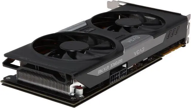 Alt view image 5 of 7 - EVGA 02G-P4-3765-KR G-SYNC Support GeForce GTX 760 2GB 256-bit GDDR5 PCI Express 3.0 SLI Support Dual Superclocked w/ EVGA ACX Cooler Video Card