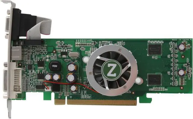 Alt view image 3 of 7 - ZOGIS GeForce 7300LE 256MB (TurboCache to 512MB) GDDR2 PCI Express x16 SLI Support Low Profile Graphics Card ZO73LE-DLTC
