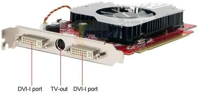 Alt view image 2 of 7 - POWERCOLOR X1650Pro 256MB Radeon X1650PRO 256MB 128-bit GDDR3 PCI Express x16 CrossFire Supported Video Card