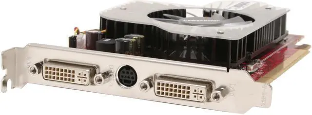 Alt view image 2 of 7 - POWERCOLOR X1650 512MBDDR2 Radeon X1650 512MB 128-bit GDDR2 PCI Express x16 CrossFire Supported Video Card