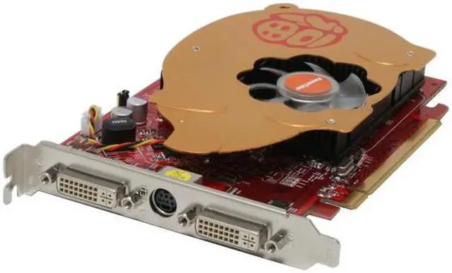Main image of POWERCOLOR X1650PRO GOLD Radeon X1650PRO 256MB 128-bit GDDR3 PCI Express x16 CrossFire Supported Video Card with Golden Pig Cooling Fan