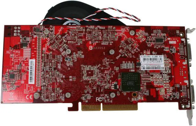Alt view image 4 of 7 - PowerColor Radeon X1950PRO 512MB GDDR3 AGP 4X/8X Graphics Card X1950PRO 512 AGP