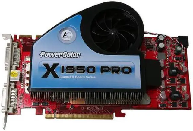 Alt view image 2 of 2 - PowerColor Radeon X1950PRO 256MB GDDR3 PCI Express x16 CrossFireX Support Graphics Card X1950PRO256MBAC2