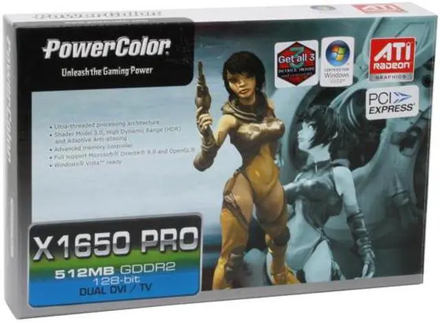 Alt view image 6 of 6 - PowerColor Radeon X1650PRO 512MB GDDR2 PCI Express x16 Graphics Card X1650PRO512MB