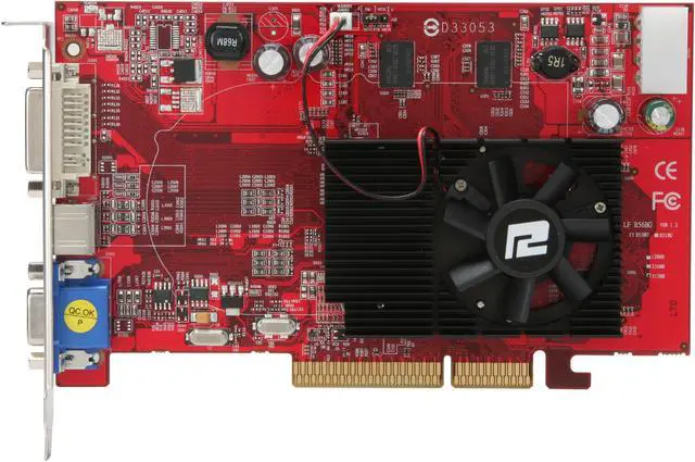 Alt view image 4 of 7 - PowerColor Radeon X1650PRO 512MB GDDR2 AGP 8X Graphics Card X1650PRO 512M AGP