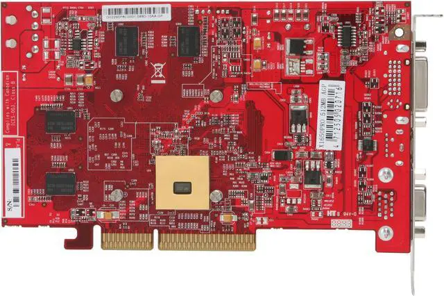Alt view image 5 of 7 - PowerColor Radeon X1650PRO 512MB GDDR2 AGP 8X Graphics Card X1650PRO 512M AGP
