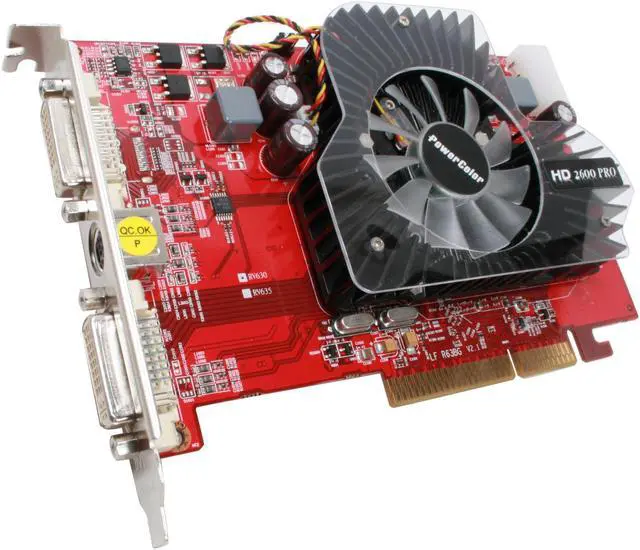 Main image of PowerColor Radeon HD 2600PRO 512MB GDDR2 AGP 4X/8X Graphics Card 26PRO512M AGP