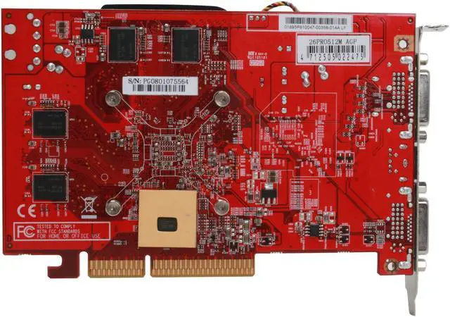 Alt view image 4 of 8 - PowerColor Radeon HD 2600PRO 512MB GDDR2 AGP 4X/8X Graphics Card 26PRO512M AGP