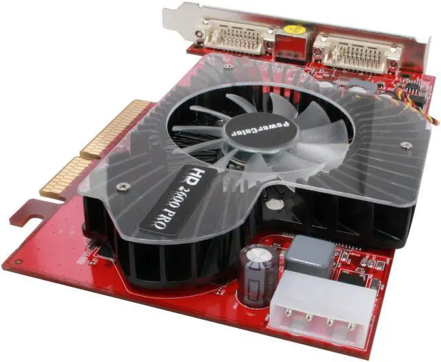 Alt view image 5 of 8 - PowerColor Radeon HD 2600PRO 512MB GDDR2 AGP 4X/8X Graphics Card 26PRO512M AGP