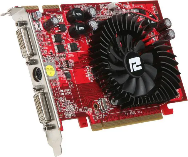 Alt view image 2 of 6 - PowerColor Radeon HD 3650 512MB GDDR3 PCI Express 2.0 x16 CrossFireX Support Graphics Card AX3650 512MD3-P