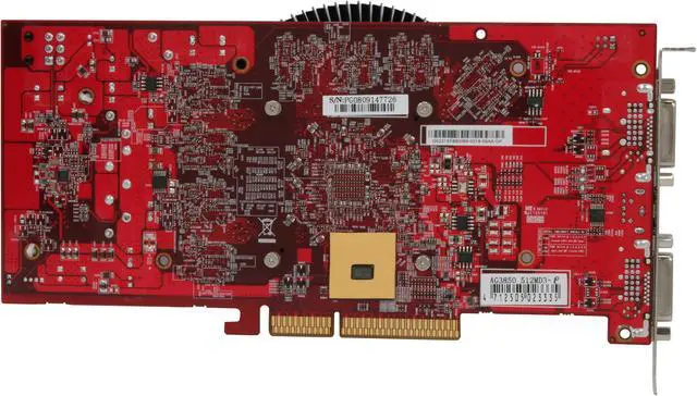 Alt view image 4 of 6 - PowerColor Radeon HD 3850 512MB GDDR3 AGP 4X/8X Graphics Card AG3850 512MD3-P
