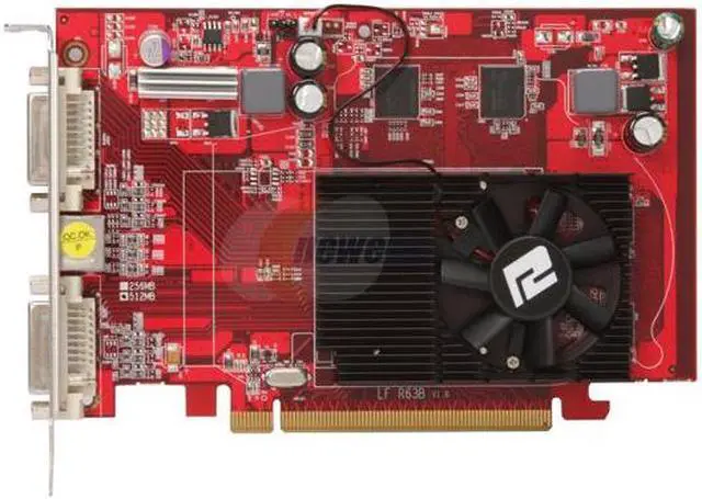 Alt view image 3 of 5 - PowerColor Radeon HD 2600XT 512MB GDDR2 PCI Express x16 CrossFireX Support Graphics Card HD2600XT 512MB DDR2