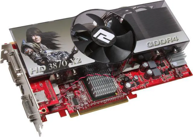 Main image of PowerColor Radeon HD 3870 X2 1GB GDDR4 PCI Express x16 CrossFireX Support Graphics Card AX3870X21GBD4PH
