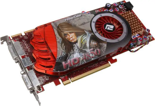 Alt view image 2 of 7 - PowerColor Radeon HD 4850 512MB GDDR3 PCI Express 2.0 x16 CrossFireX Support Graphics Card AX4850 512MD3-RT