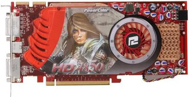 Alt view image 4 of 7 - PowerColor Radeon HD 4850 512MB GDDR3 PCI Express 2.0 x16 CrossFireX Support Graphics Card AX4850 512MD3-RT