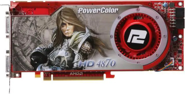 Alt view image 3 of 6 - PowerColor Radeon HD 4870 512MB GDDR5 PCI Express 2.0 x16 CrossFireX Support Graphics Card AX4870 512MD5-H