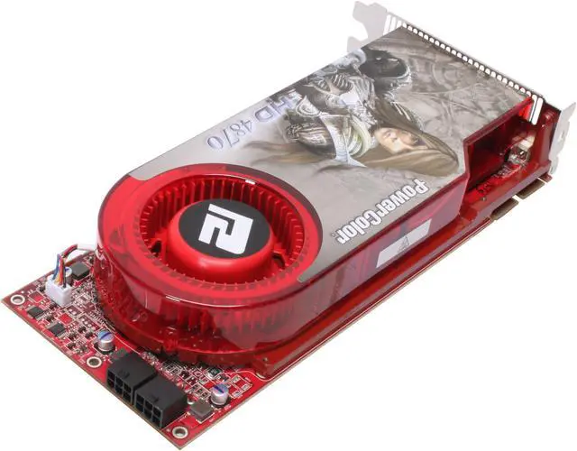 Alt view image 6 of 7 - PowerColor Radeon HD 4870 512MB GDDR5 PCI Express 2.0 x16 CrossFireX Support Graphics Card AX4870 512MD5-RM