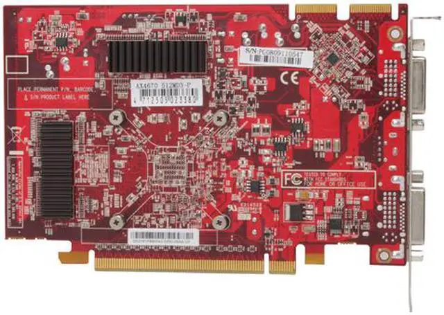 Alt view image 4 of 5 - PowerColor Radeon HD 4670 512MB GDDR3 PCI Express 2.0 x16 CrossFireX Support Graphics Card AX4670 512MD3-P