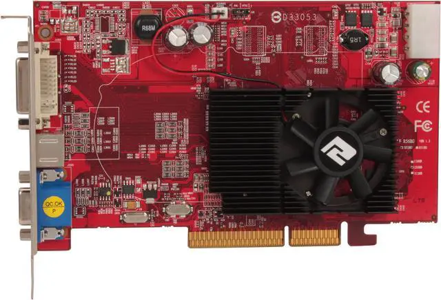 Alt view image 3 of 6 - PowerColor Radeon X1650PRO 256MB GDDR2 AGP 4X/8X Graphics Card X1650PRO 256/64 AGP