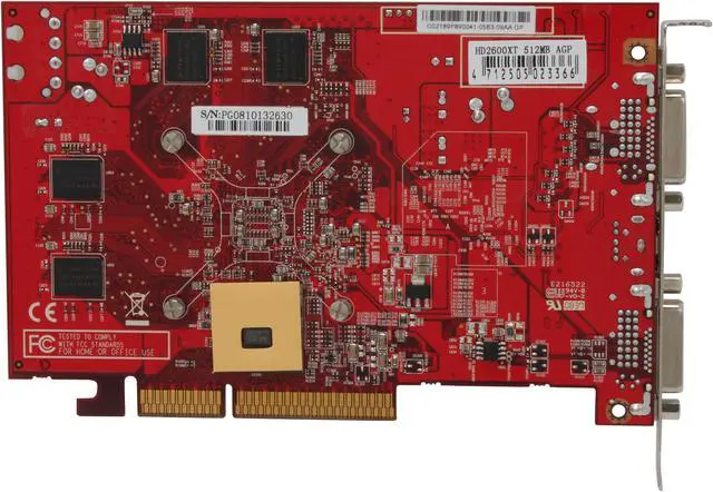 Alt view image 4 of 6 - PowerColor Radeon HD 2600XT 512MB GDDR2 AGP 4X/8X Graphics Card HD2600XT 512M AGP