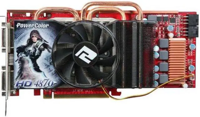 Alt view image 3 of 4 - PowerColor Radeon HD 4870 512MB GDDR5 PCI Express 2.0 x16 CrossFireX Support Graphics Card AX4870 512MD5
