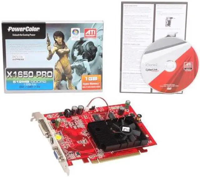 Alt view image 5 of 5 - PowerColor Radeon X1650PRO 512MB GDDR2 PCI Express x16 Graphics Card X1650PRO 512MB D2L