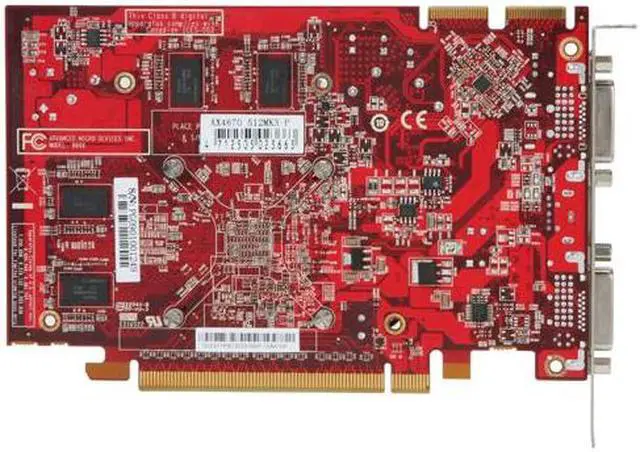 Alt view image 4 of 5 - POWERCOLOR PCS AX4670 512MK3-P Radeon HD 4670 512MB 128-bit GDDR3 PCI Express 2.0 x16 HDCP Ready CrossFire Supported Video Card
