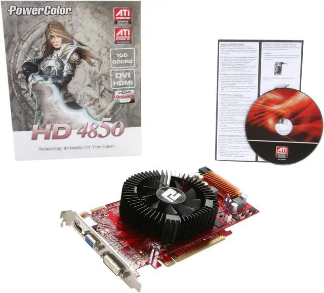 Alt view image 6 of 6 - PowerColor Radeon HD 4850 1GB GDDR3 PCI Express 2.0 x16 Graphics Card AX4850 1GBD3-H
