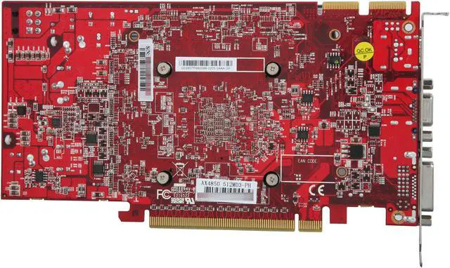 Alt view image 4 of 6 - PowerColor Radeon HD 4850 512MB GDDR3 PCI Express 2.0 x16 CrossFireX Support Graphics Card AX4850 512MD3-PH