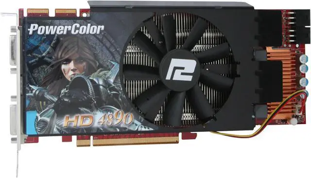 Alt view image 3 of 6 - PowerColor Radeon HD 4890 1GB GDDR5 PCI Express 2.0 x16 CrossFireX Support Graphics Card AX4890 1GBD5