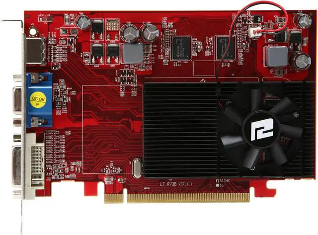 Alt view image 3 of 5 - PowerColor Radeon HD 4650 512MB DDR2 PCI Express 2.0 x16 CrossFireX Support Graphics Card AX4650 512MD2-H