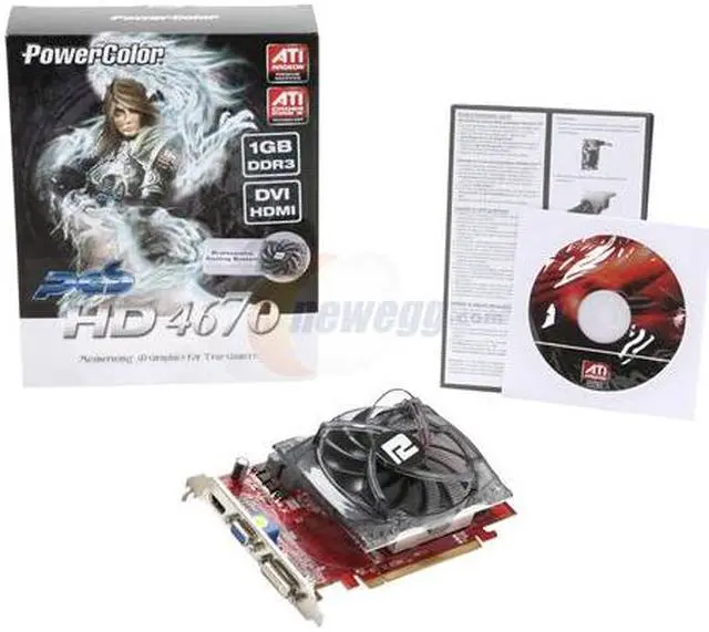 Alt view image 5 of 5 - PowerColor Radeon HD 4670 1GB DDR3 PCI Express 2.0 x16 Graphics Card AX4670 1GBK3-PH