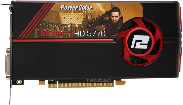 Alt view image 3 of 6 - PowerColor Radeon HD 5770 (Juniper XT) 1GB GDDR5 PCI Express 2.0 x16 CrossFireX Support Graphics Card AX5770 1GBD5-MDH