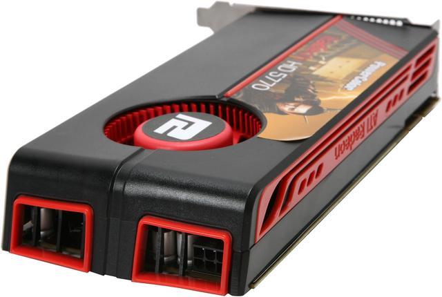 Alt view image 5 of 6 - PowerColor Radeon HD 5770 (Juniper XT) 1GB GDDR5 PCI Express 2.0 x16 CrossFireX Support Graphics Card AX5770 1GBD5-MDH