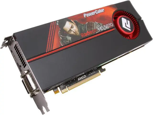 Main image of PowerColor Radeon HD 5870 1GB GDDR5 PCI Express 2.1 x16 CrossFireX Support Graphics Card AX5870 1GBD5-MDHG