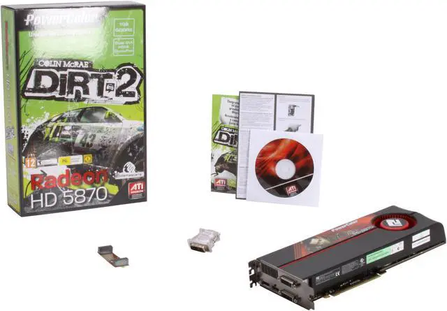 Alt view image 6 of 6 - PowerColor Radeon HD 5870 1GB GDDR5 PCI Express 2.1 x16 CrossFireX Support Graphics Card AX5870 1GBD5-MDHG