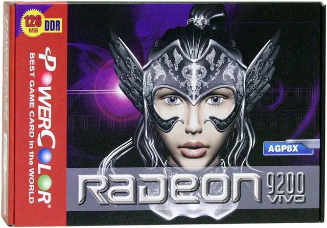 Alt view image 4 of 5 - PowerColor Radeon 9200 128MB DDR AGP 4X/8X Graphics Card R92DV-C3L
