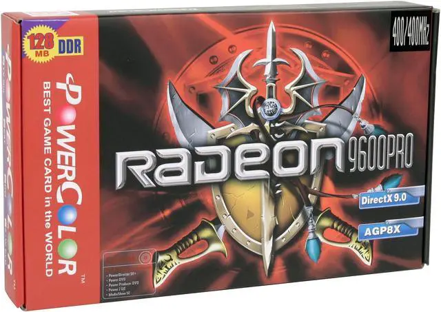 Alt view image 5 of 5 - PowerColor Radeon 9600PRO 128MB DDR AGP 4X/8X Graphics Card R96-C3G