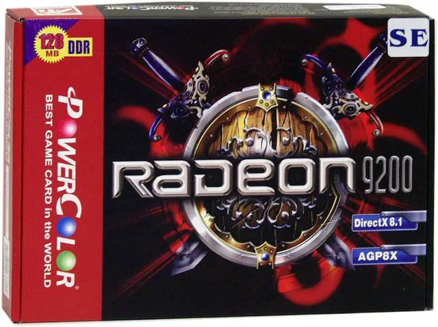 Alt view image 4 of 4 - PowerColor Radeon 9200SE 128MB DDR AGP 4X/8X Graphics Card R92LE-C3S