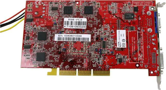 Alt view image 3 of 5 - PowerColor Radeon 9800PRO 128MB DDR AGP 4X/8X Graphics Card R98-PC3G - OEM