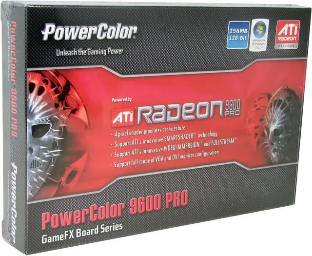 Alt view image 4 of 4 - PowerColor Radeon 9600PRO 256MB DDR AGP 8X Graphics Card R96-HD3